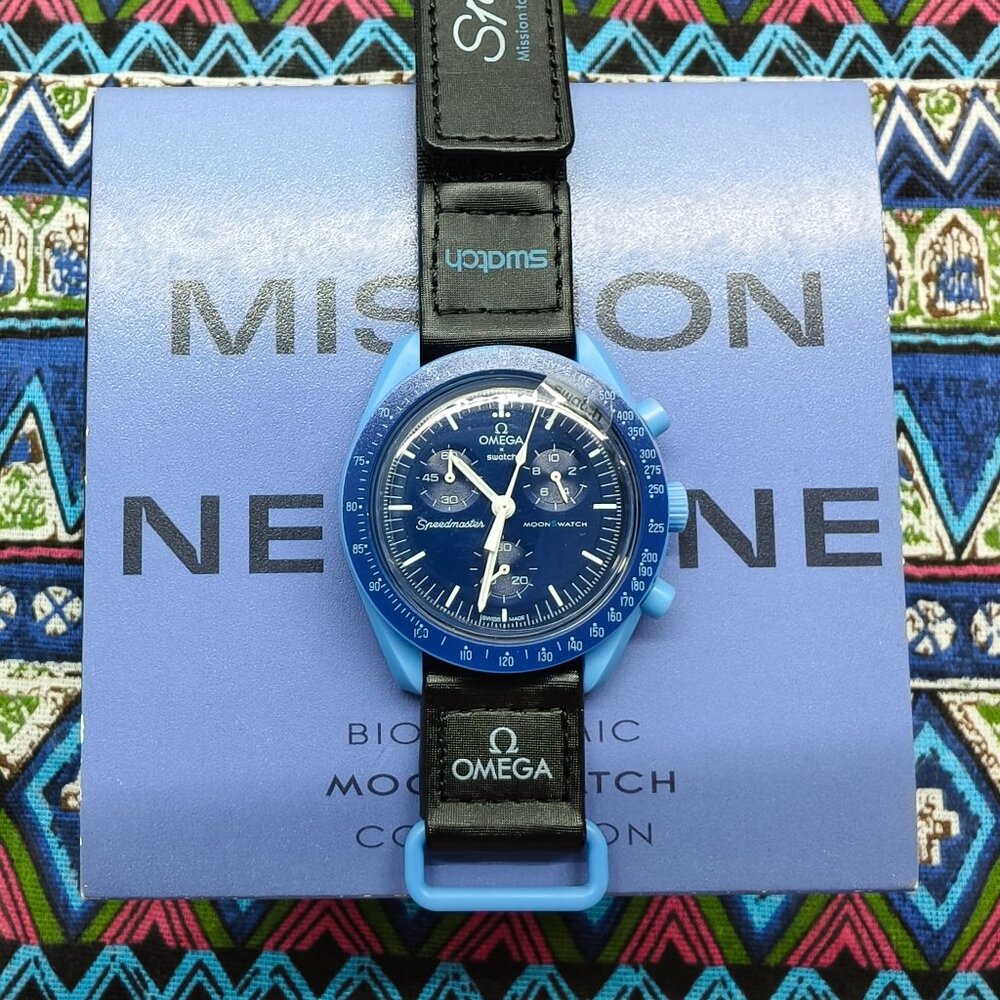 🌟POSH FRESH🌟 Omega X Swatch MoonSwatch Mission to Neptune Watch